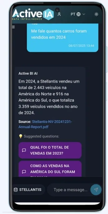 Converse com seus dados